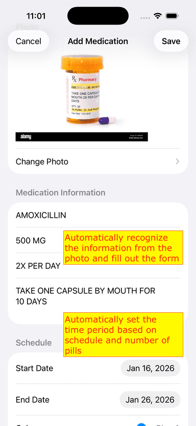 MedSnap app screenshot 2